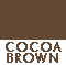 Warm Dark Brown - does not appear off black                 