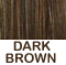 Two DARK BROWNS blended to look natural                     