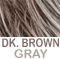 Gray/Brown Blend, darker nape                               