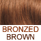 WARM MEDIUM BROWN with medium auburn highlights.            