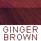 Warm Dark Brown touched with medium auburn red              